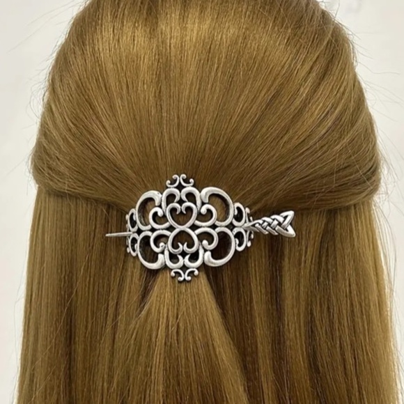 NWT Celtic Knots & Tree of Life Antiqued Silver Tone Barrettes! $8 each or 2/$13 - Picture 4 of 7